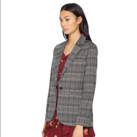 NWT Michael Stars | Plaid Blazer Small - Picture 3 of 7
